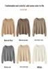 Lekasha Women's 100% Pure Cashmere Pullover Hoodie - Long Sleeve Knitted Sweater for Autumn & Winter