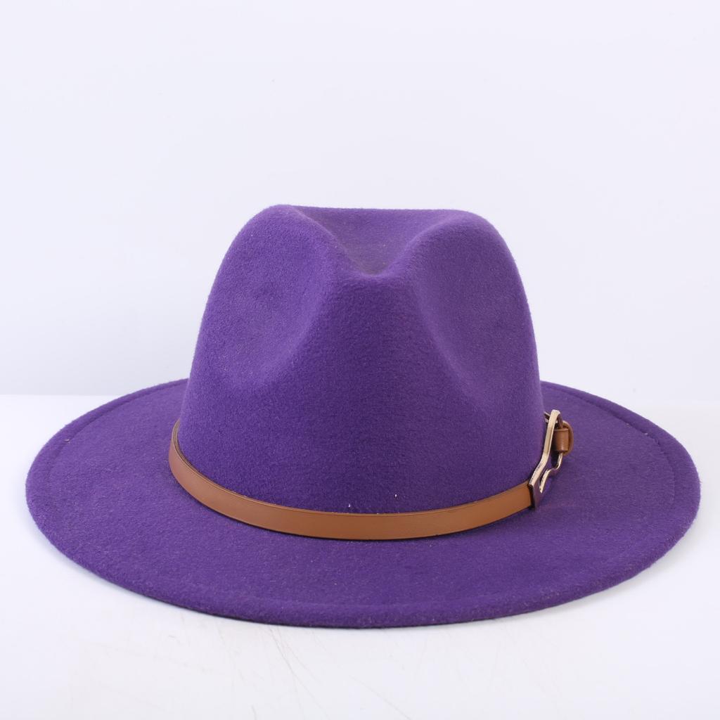 Popular European and American classic simple flat-brimmed top hat men's and women's fashionable and elegant versatile jazz hat top hat