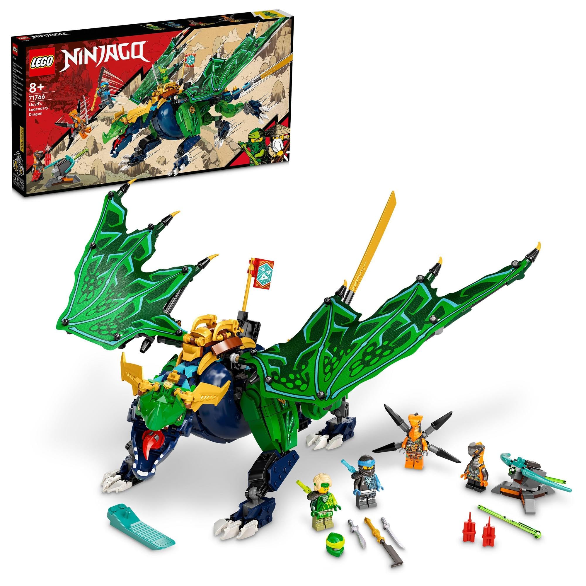 

LEGO Ninjago Lloyd s Legendary Dragon 71766 Toy Block Gift Dragon Ninja Boys Ages 8 and Up