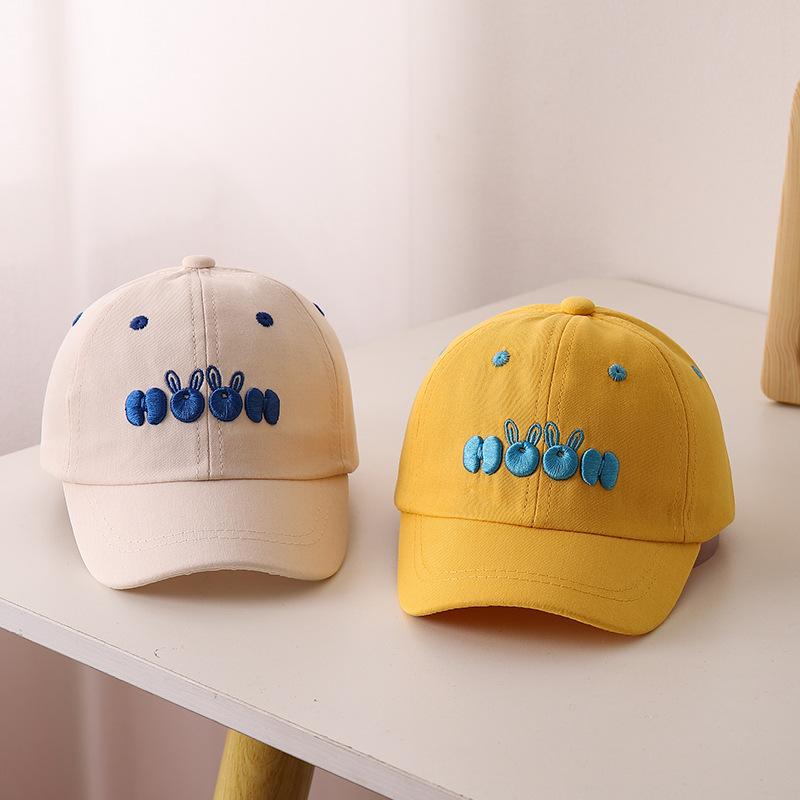 Kids Letter Hat 48-51cm 1-3 Years Baby Baseball Cap Summer Sun Hat Boy Girl Snapback Caps Preschool Outdoor UV Protection