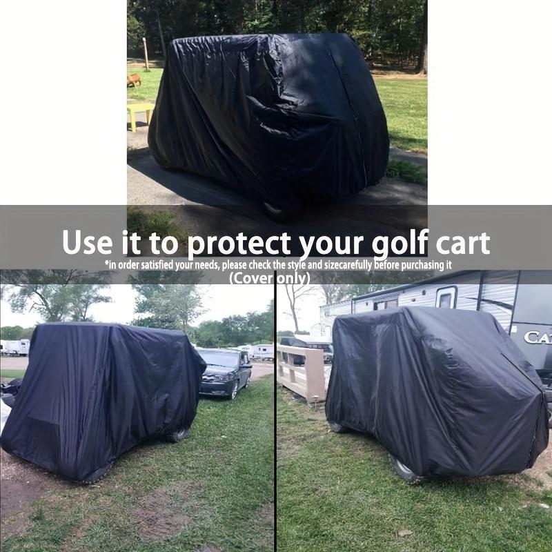 Multi-Brand Compatible Golf Cart Cover, For EZGO, Club Car, Yamaha 2-4 Seat Models, Durable & Easy to Install