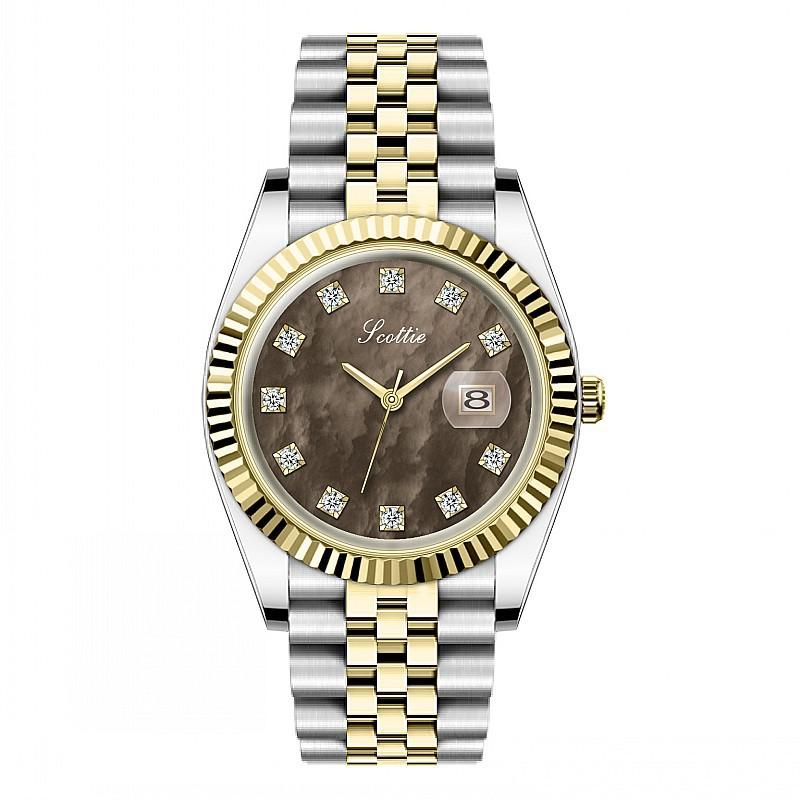 Personality Stainless Steel Strap Calendar Ladies Watch Fashion Watch Femininity Women
