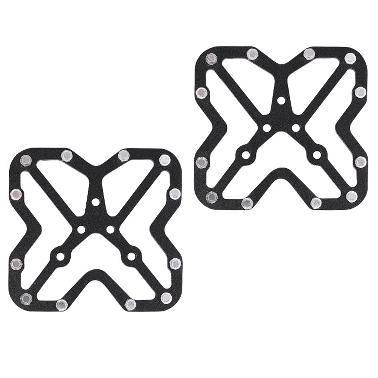 

1 Pair Clipless Pedal Adapter Convert to Platform Pedal for Mountain Bikes Aluminum Clipless Platform Adapter for Bikes large