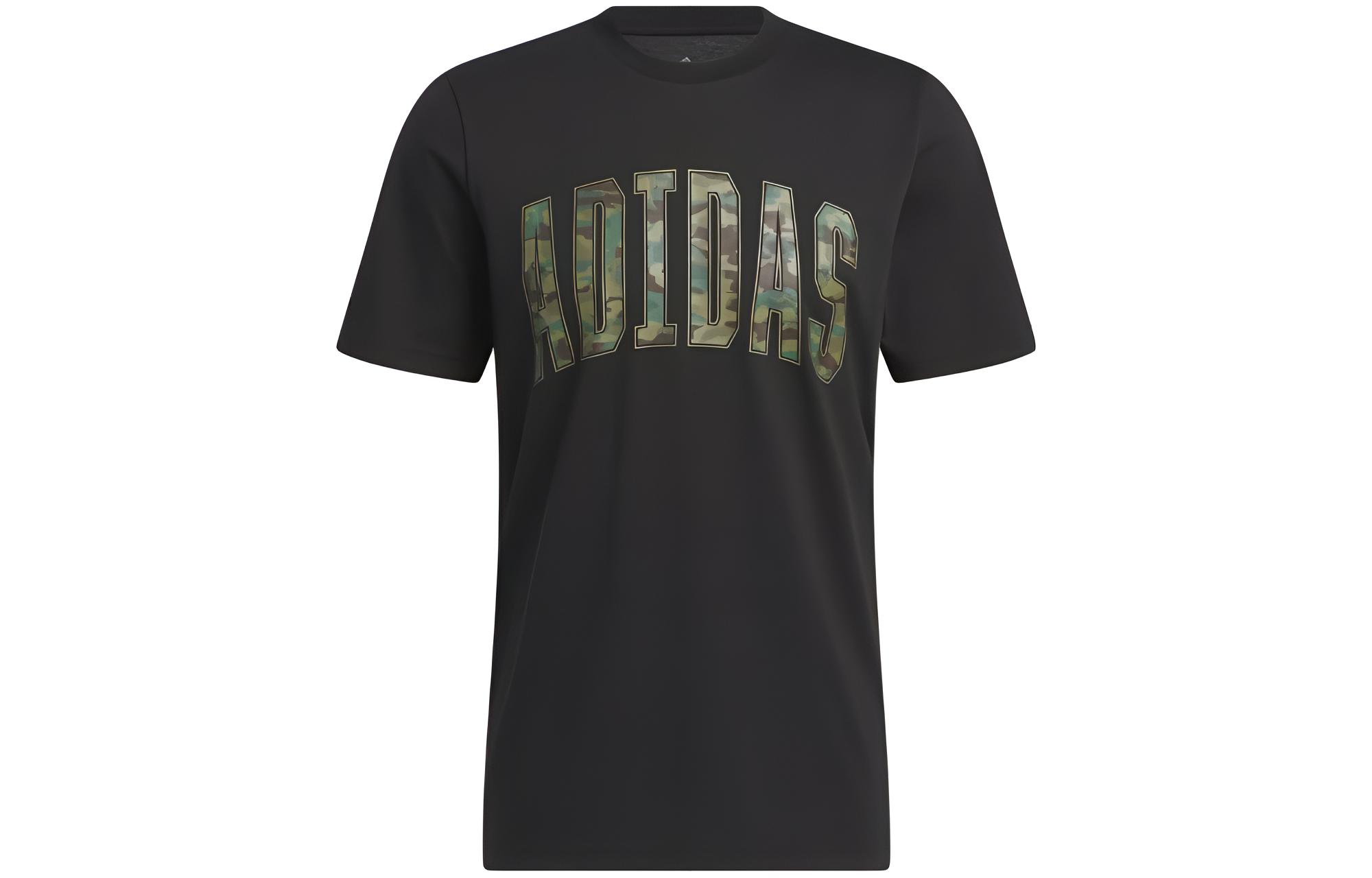 

Adidas T Shirts Men s Black Crew Neck Moderate Straight Fit HS3213 XS