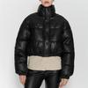 Winter Cotton Parkas Women Coat Short Jackets For Women Female PU Leather Bomber Jacket