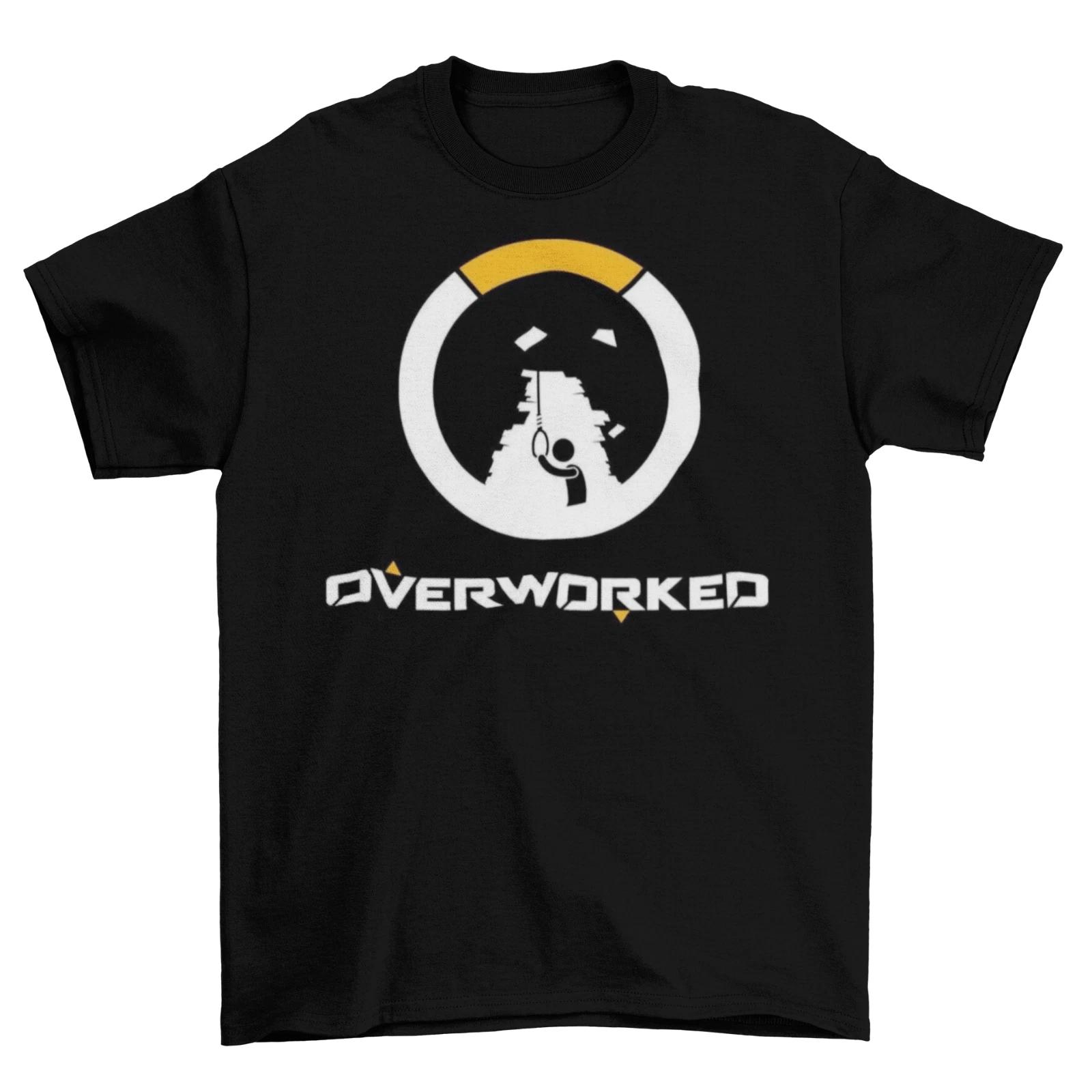 Overwatch T-Shirt Unisex Funny Blizzard Gamer Logo Loot Crate Sizes New XXL