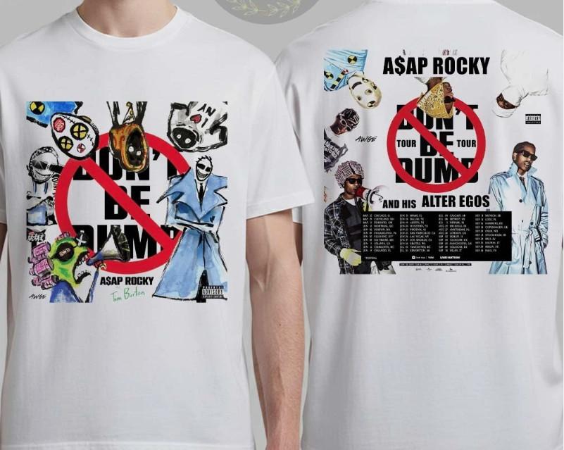 

Asap Rocky Don’t Be Dumb Tour 2026 North America UK And Europe T-Shirt Unisex T-Shirt XL