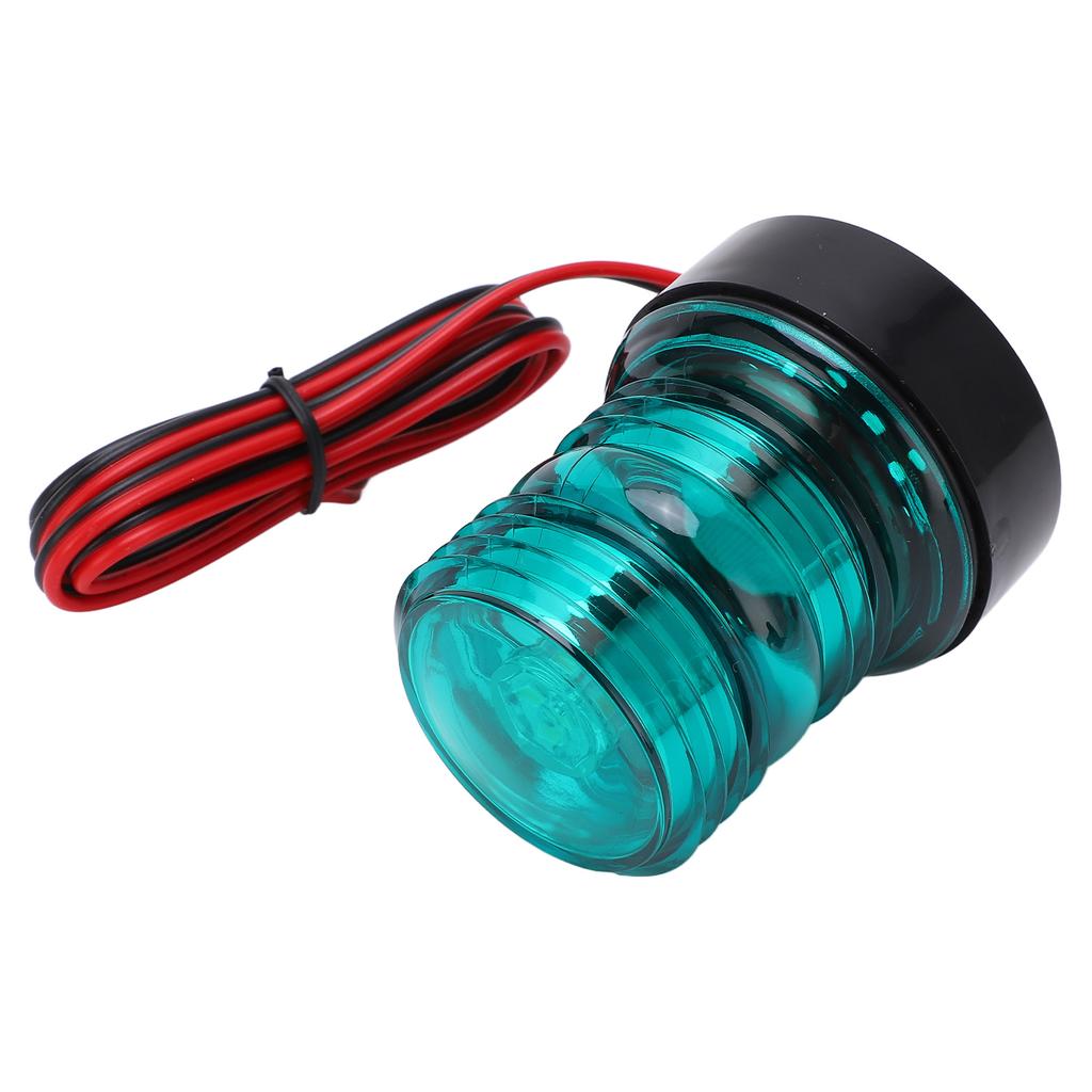 LED Bootsnavigationslicht IP66 Wasserdicht Omnidirektional 360 Grad Ankernavigationslampe Grünes Licht