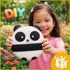 [PACZA] DIY Creative Backpack for DIY Sewing Panda 16 pcs Z3361