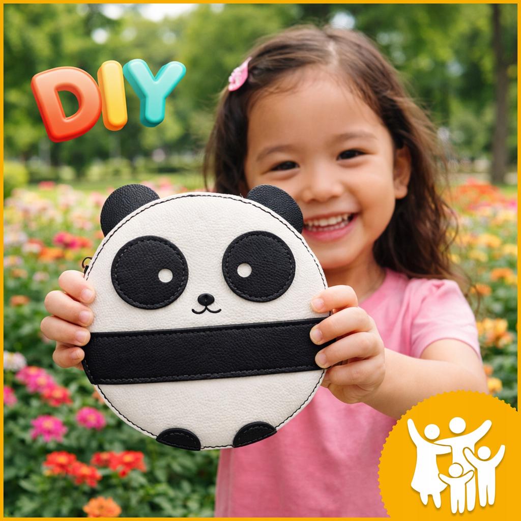 [PACZA] DIY Creative Backpack for DIY Sewing Panda 16 pcs Z3361