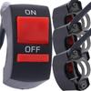 Motorbike ON OFF Button Switch LED Headlight Modification Handlebar Flameout Switches Headlight Signal Lamp Control Buttton 12V