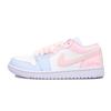 Air Jordan 1 Low Top Vintage Basketball Shoes Women's Pink Blue DC0774-501(Team6-)