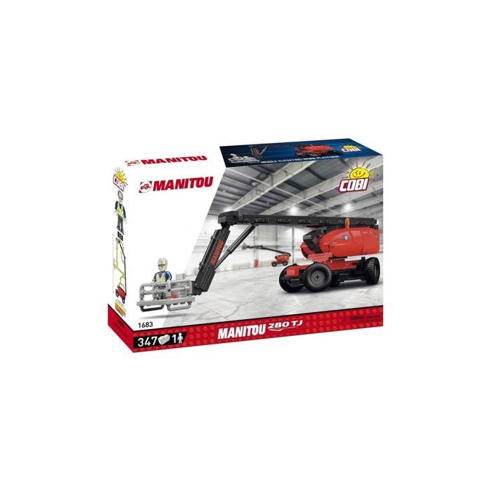 Jeu de Construction - COBI - MANITOU 280 TJ - Rouge - 347 pièces - À monter soi-même