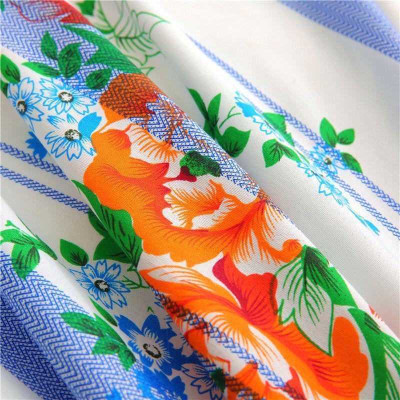 Shanghai Style Vintage Double/Single Thickened Duvet Cover & Bed Sheet, Student Dorm Print, Clearance