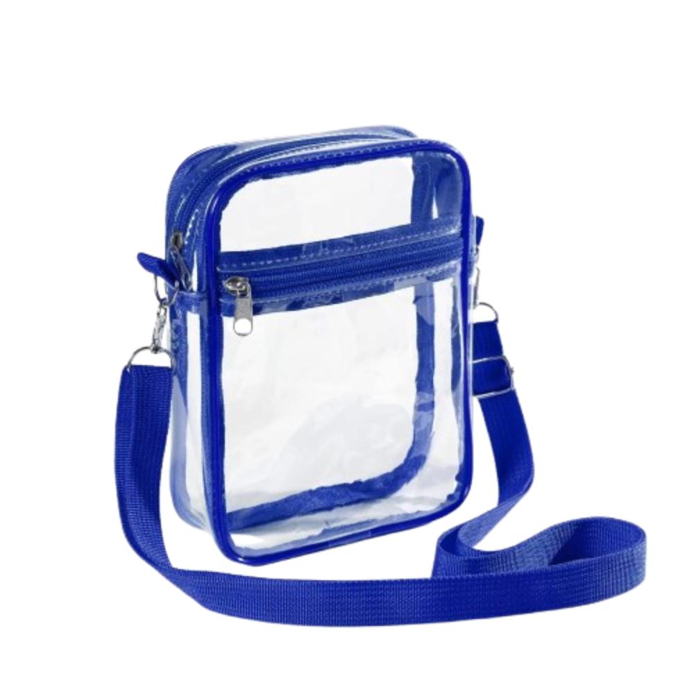 Large Capacity Crossbody Bag Waterproof Transparent Messenger Bag Clear Shoulder Bag  Unisex