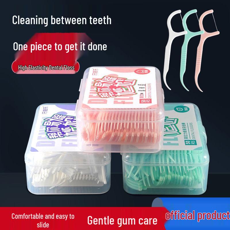 Individually Packaged Ultra-Fine Dental Floss Picks - Family Pack