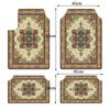 4Pcs/Set Heavy Duty Car Floor Mats Bohemian Car Accessories Durable Car Carpet  for Front Rear Seats