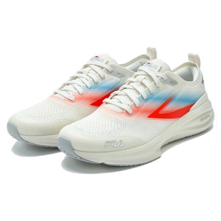 Fila NUVOLE Mesh Low Top Training Running Shoes Men's White Orange A12M321115FGV