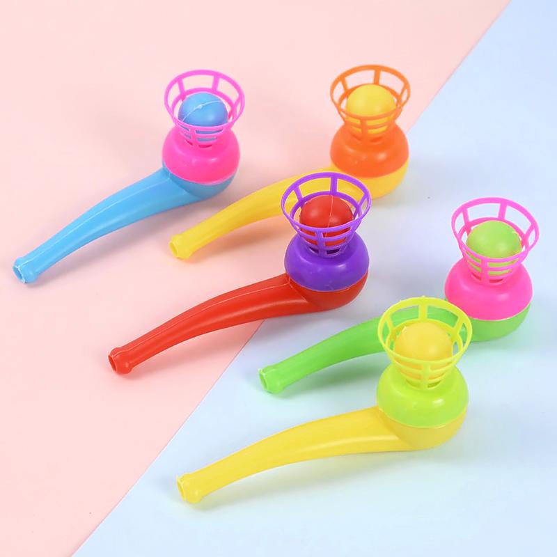 12/24pcs Suspended Floating Blow Ball Pipe Board Game Kids Boy Girl Birthday Party Favors Pinata Fillers Toys Christmas Gift