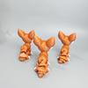 3D Printing Small Fox Cute Creative Modelling Animal Toys Office Home Decoration Small Ornaments Big Ears Fox Children's Gifts
