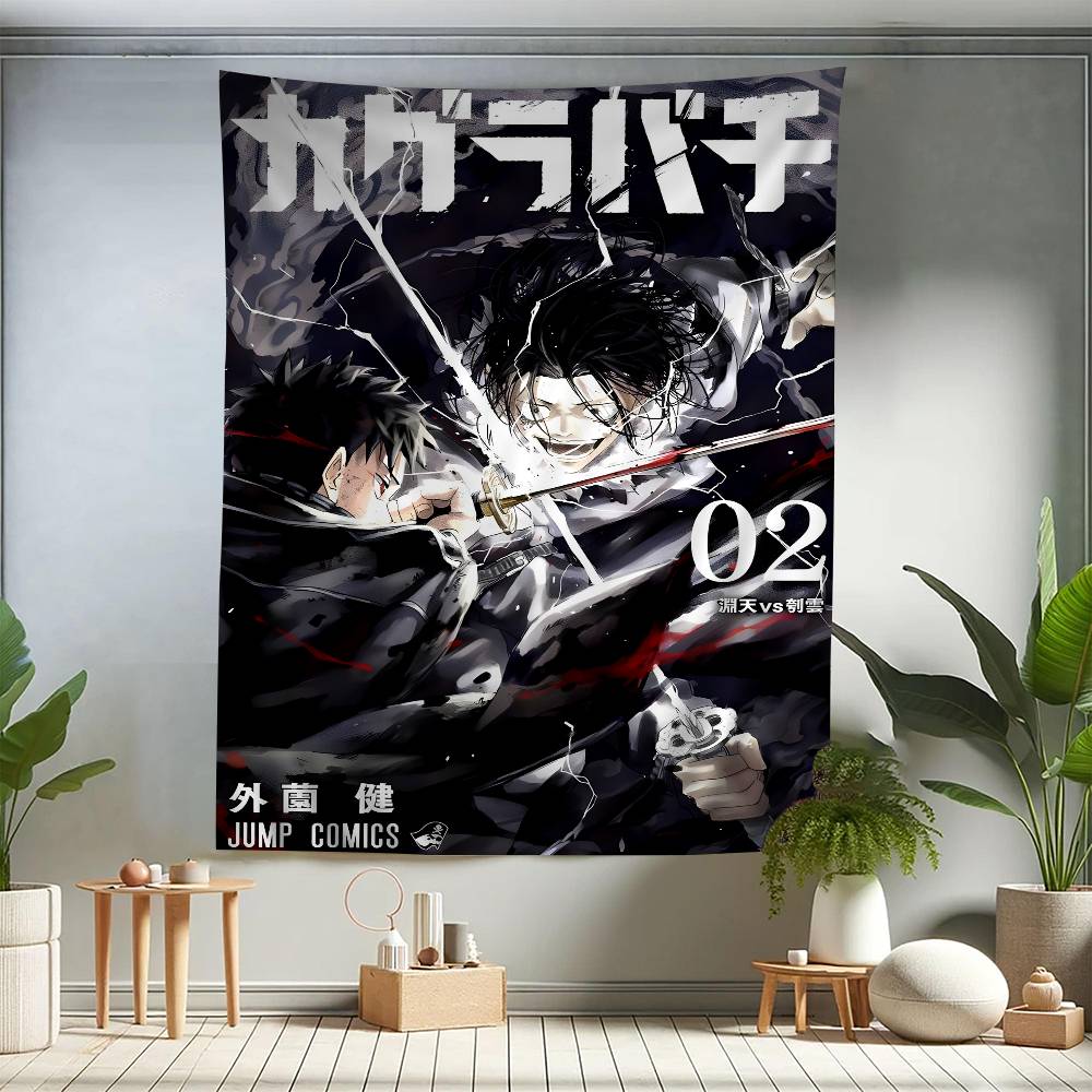 Anime Kagurabachi Hanging Bohemian Tapestry Cheap Hippie Wall Hanging Bohemian Wall Tapestries Mandala Wall Hanging Home Decor