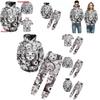 Ahegao Anime Face Hoodie And Pants Creative 3d Printed Jogger Suit For Men And Women