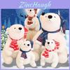 Arctic Bear Plush Doll Christmas Theme With Soft Short Plush For Kids Bedroom Decor