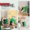 Christmas Tree Cat Cushions Pillowcase Polyester Cushion Cover Throw Pillow Pillowcover Home Car Sofa Decor