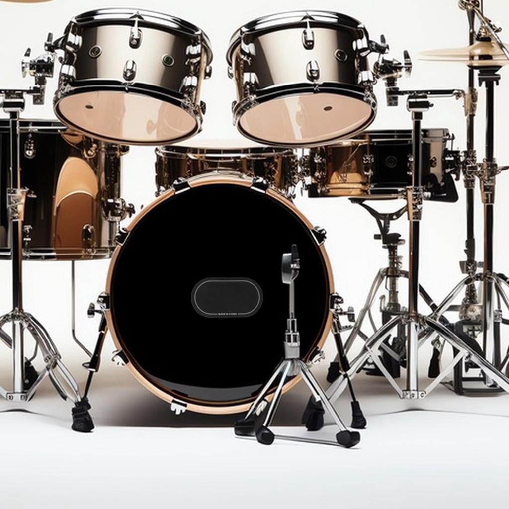 2 Pack Double Pedal Drumhead Patches Wear resistant Stickers Self Adhesive Drumhead Patch Protectors Drum Protective