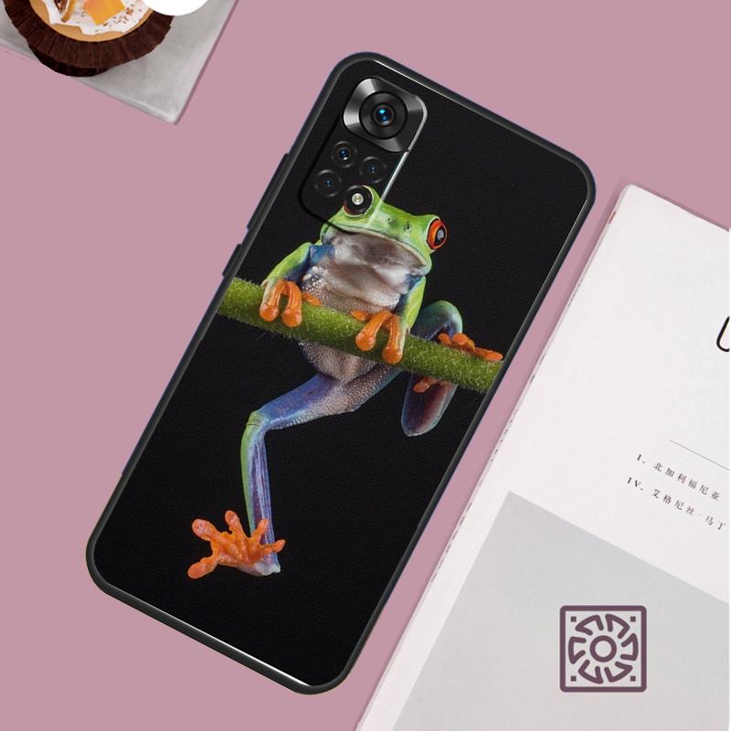 Green Frog Wildlife Case For Xiaomi Redmi Note 14 13 12 11 15 Pro Plus Redmi 15 13 10 10C 12C 13C 14C 15C Cover
