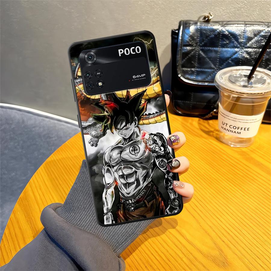 Funda Phone Cover Case for Xiaomi Poco F8 C71 F3 X3 X4 X5 X7 Pro M5 C50 C61 F1 M3 M4 M7 Pro C75 Goku Cool Dragon Ball