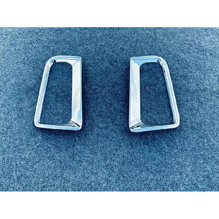 For TOYOTA VELLFIRE 2016- Car Accessories ABS Chrome Rear Reflector Fog Light Lamp Cover Trim Bezel Frame Styling Garnish