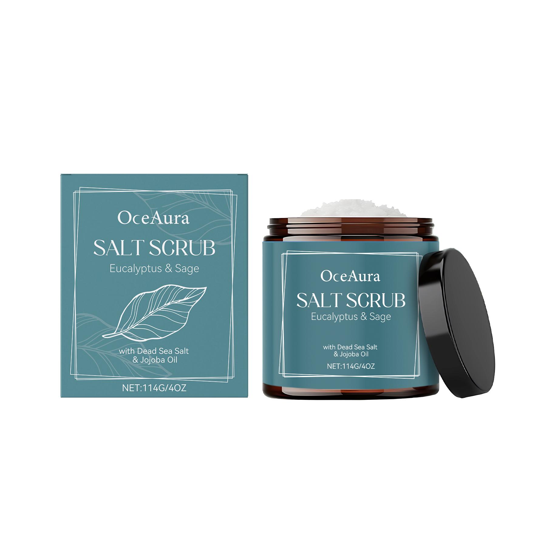 

Lightweight Sea Salt Body Scrub - Easy to Rinse, Leaves Skin Smooth | Daily Exfoliating Scrub 114g