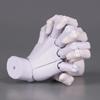 1:2 Scale Human Hand Model Mini Size Twisted Egg Design Articulated Action Figure Movable Joints With Posable Fingers