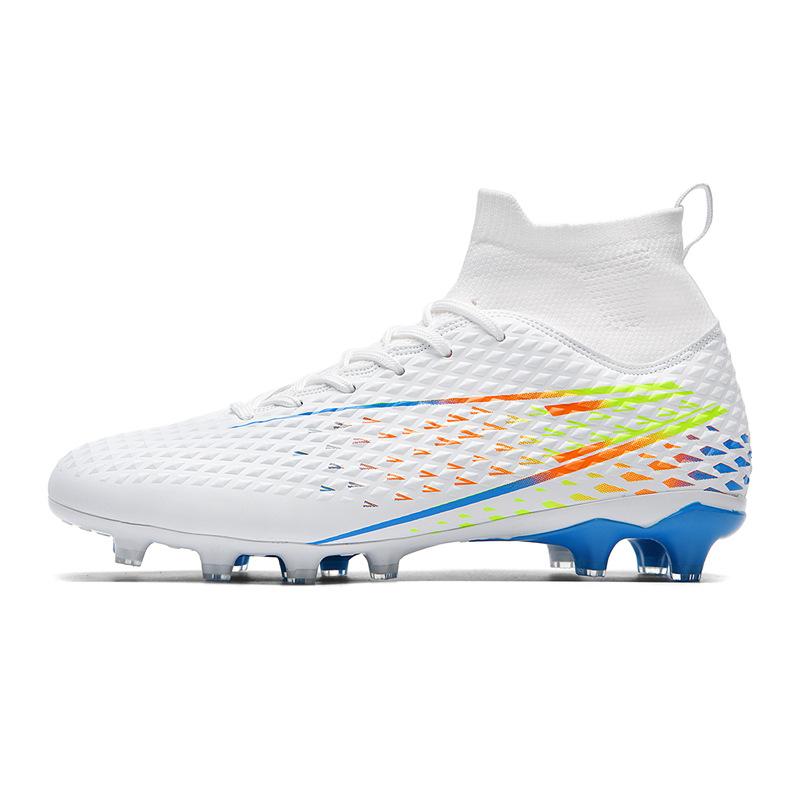 New youth cross-border football shoes outdoor spikes high-top FOOTBALL SHOES