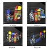 Bil Rygg Bak Mesh Bagasjeromsete Elastisk streng Nett Magic Sticker Universal Oppbevaringsveske Lommebur Auto Organizer Seteryggveske