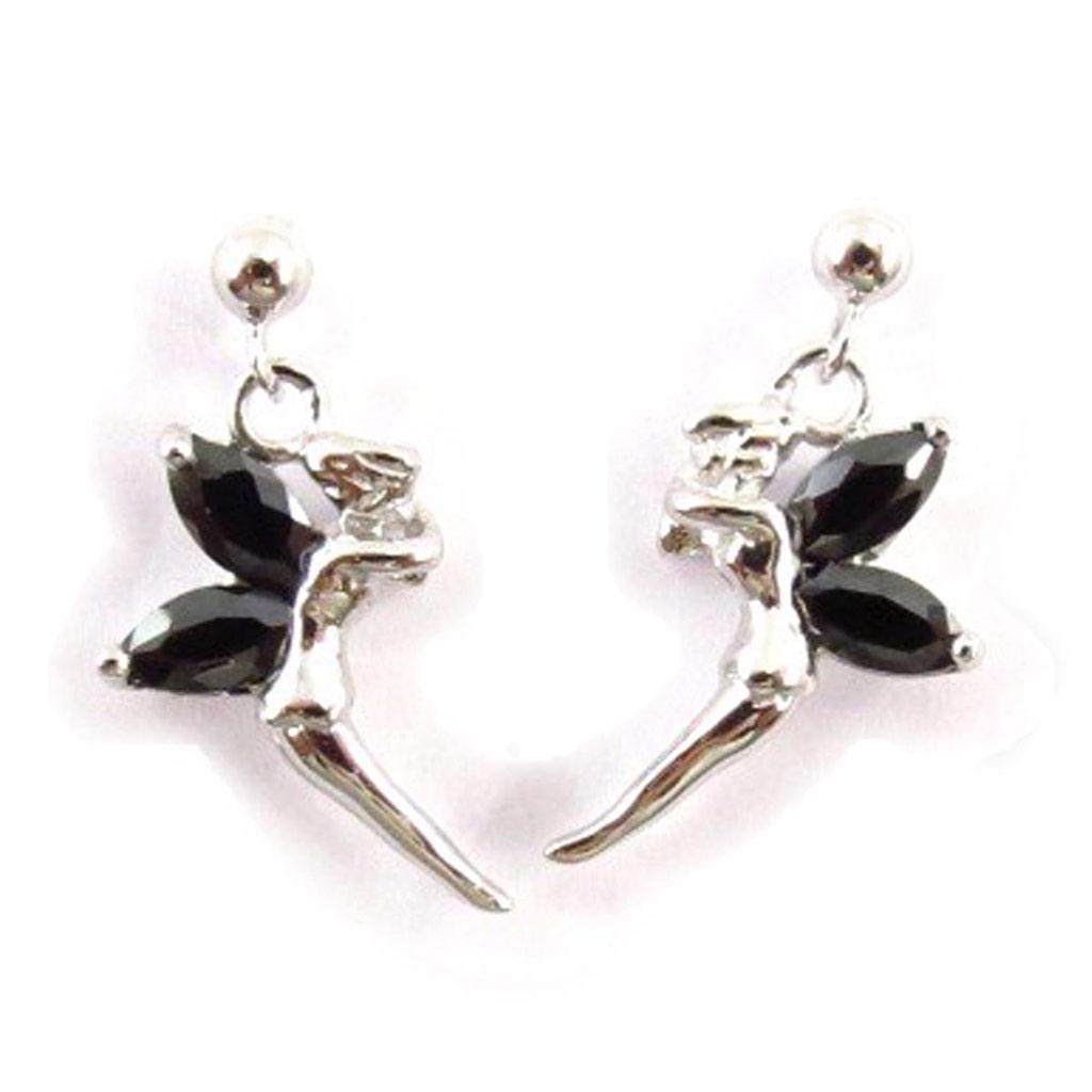 Les Trésors De Lily [F6215] - BO Silver 'Tinkerbell' Black Silver (rhodium-plated) - 19 Mm