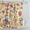 Boho Luxury Floral modern Shower Curtain flower printing Waterproof Polyester Bathroom Curtain with Hooks Bathtub Screen