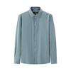 YOUNGOR Men's Winter Business Casual Warm Long-Sleeve Shirt