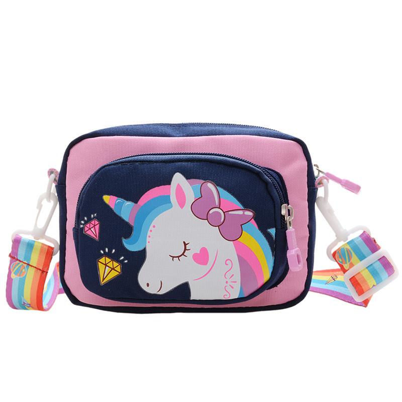 Childrens Cartoon Unicorn Crossbody Bag With Breathable Nylon For School And Daycare Use