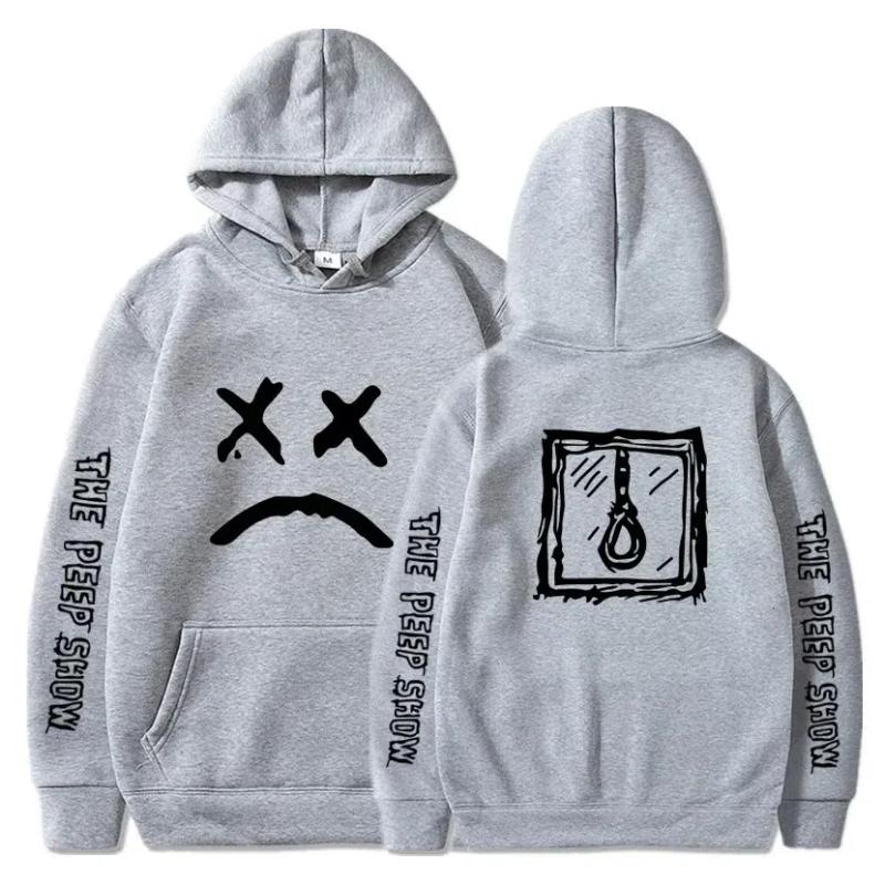2024 Hip Hop Lil Peep Printed Hoodies Hell Men Women Hooded Pullover Male Female Sudaderas Cry Baby Hood Hoddie Sweatshirts