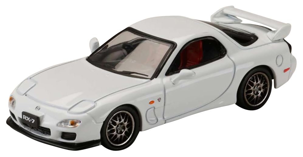 Mazda SPIRIT R TYPE A with Engine Display Pure White 1/64 RX-7 (FD3S) Model,
