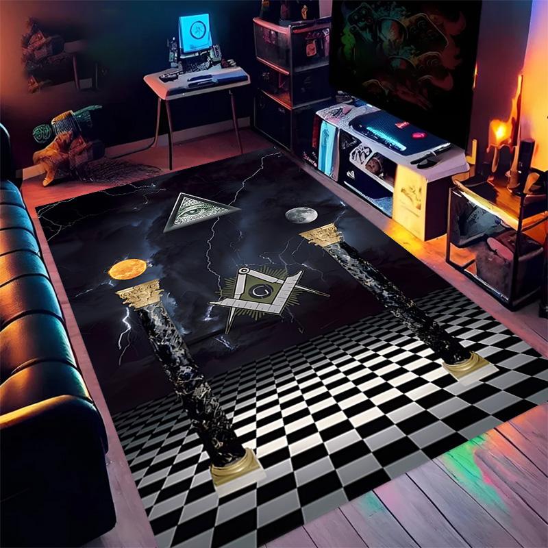 Esoteric Symbols Cosmic Harmony carpet Doormat Home Decor Protective pad Christmas gifts Fashion