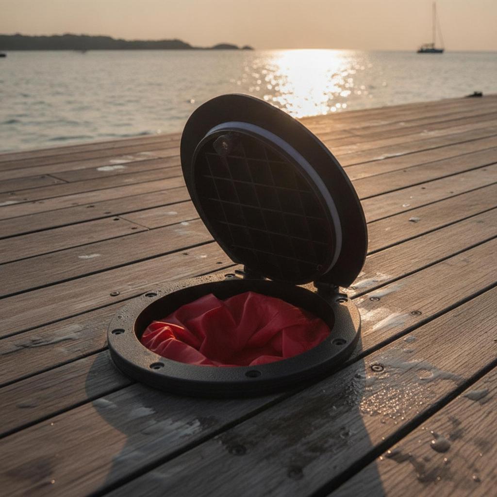Round Kayak Inspection Hatch Cover Waterproof Sealing Lid Easy to Install