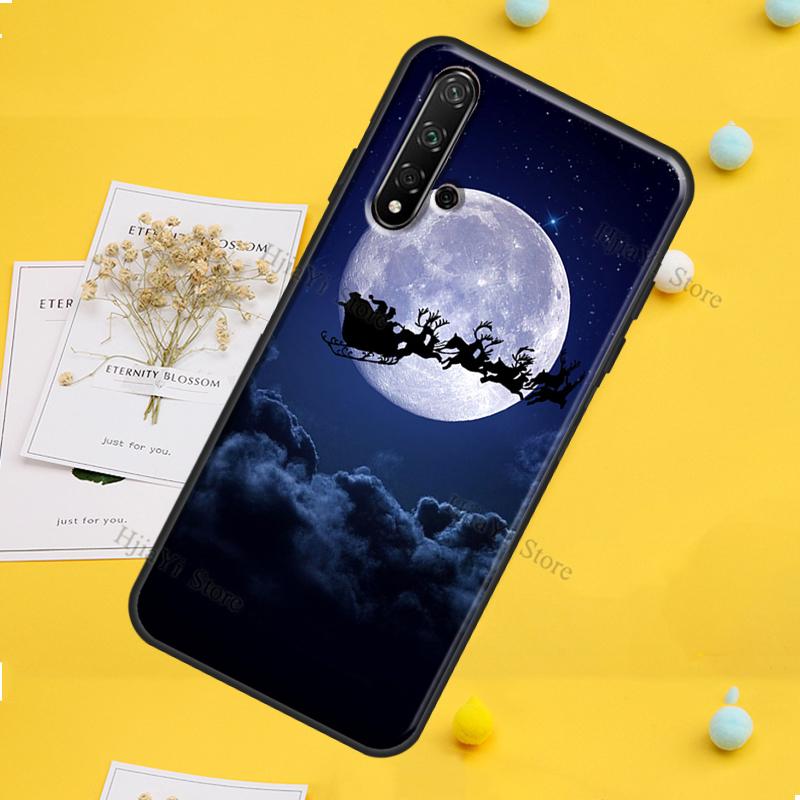 Merry Christmas Case For Huawei P30 P20 P40 P60 Pro P Smart Nova 9 5T Honor Magic 5 Lite X8 X9a 50 70 Cover