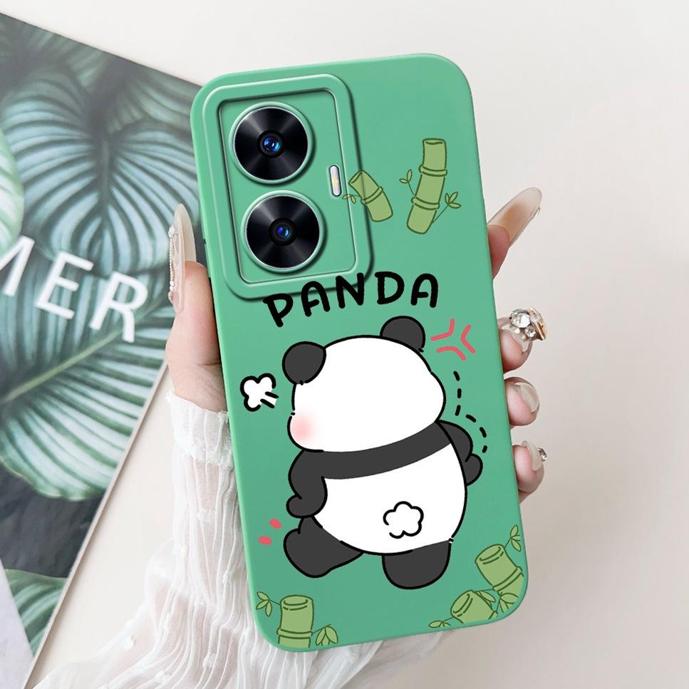 For Realme C55 6.72" Case New Cute Cartoon Print Soft Silicone Shockproof Cover For Oppo Realme C55 RMX3710 Bumper Phone Case