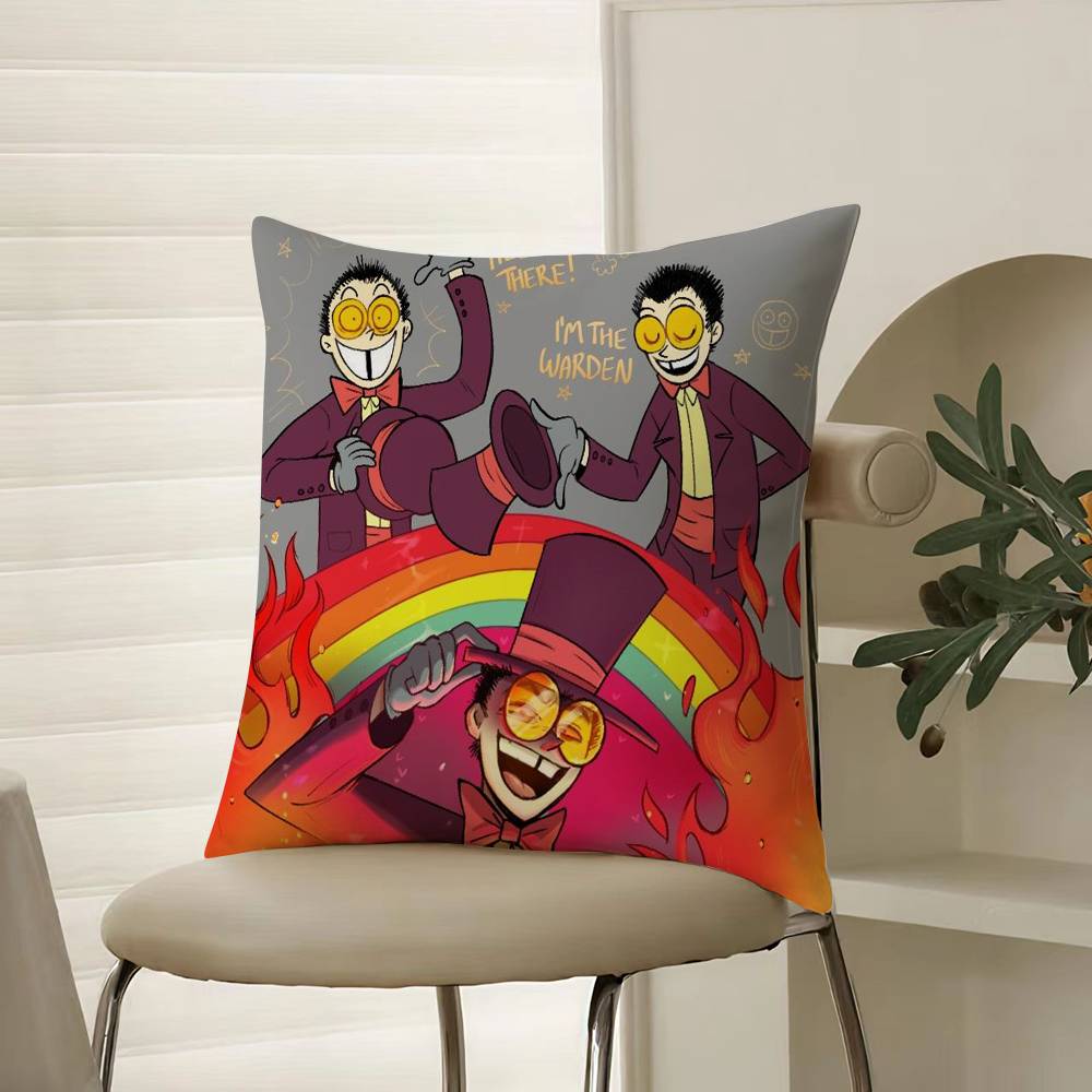 Coole Cartoon S-Superjail Kissenbezug Komfort Sofa Bett Seidig elegant Verdeckter Reißverschluss Dekorative Kissenhülle