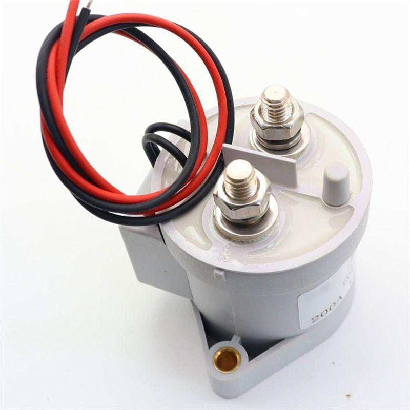 Portable EV200A Vacuum High Voltage DC 12V Contactor 24V Automotive Relay Universal