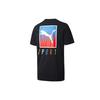 Puma Printed Short Sleeve Crew Neck T-Shirt Men Tops Black 599430-01