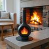 1/12 Scale Miniature Dollhouse Fireplace Chimney, Great for Christmas Scene Display and Petite Landscape Decoration.